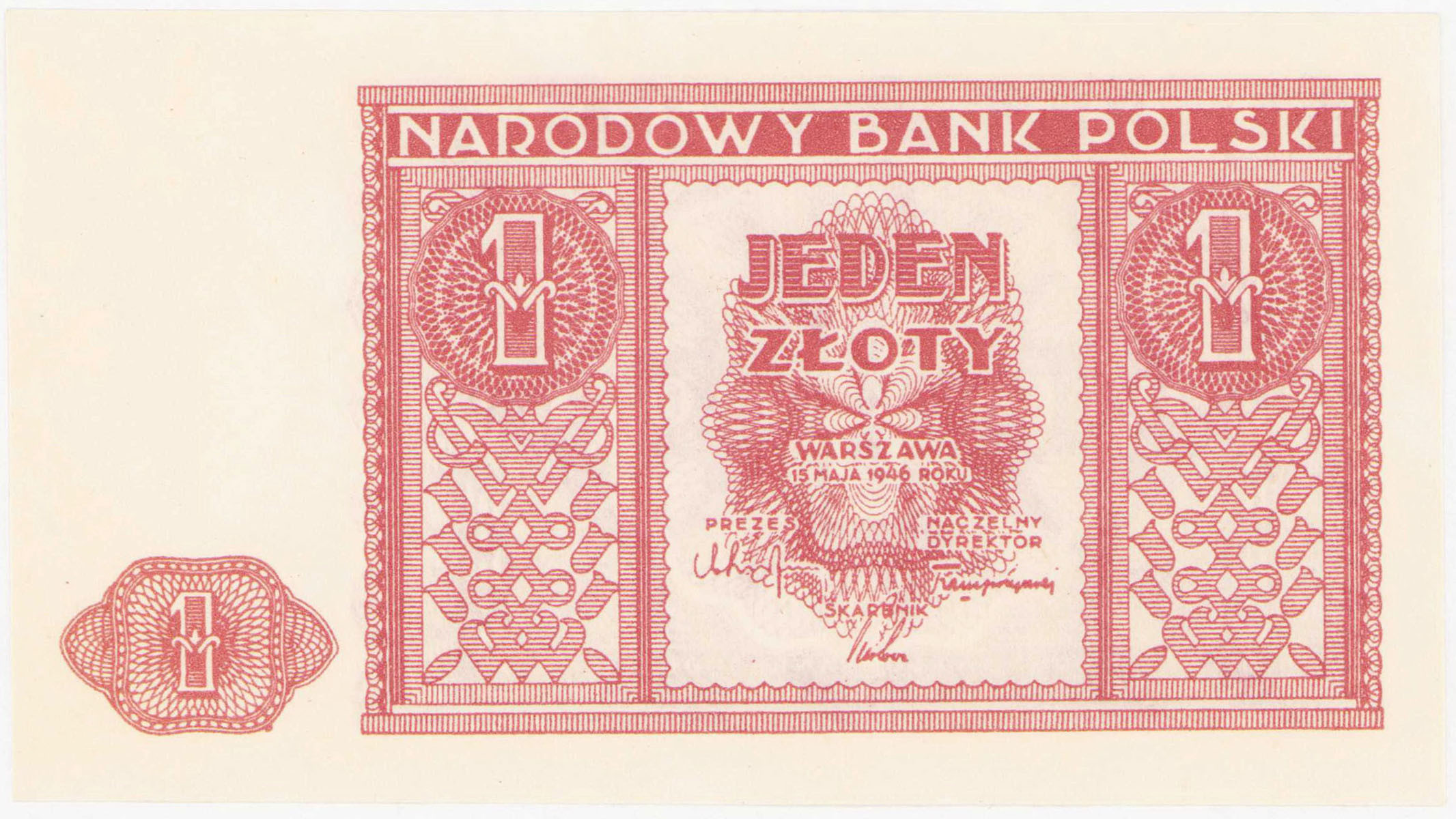 1 złoty 1946